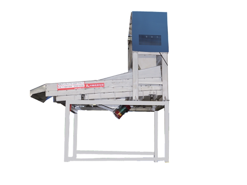 辣椒自動(dòng)上料干洗籽把分離一體生產(chǎn)線